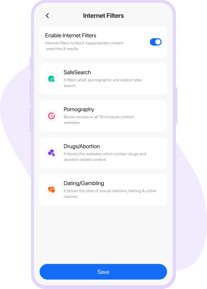 Filtri Web e SafeSearch