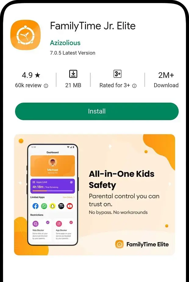 Guida installazione FamilyTime Jr. Elite