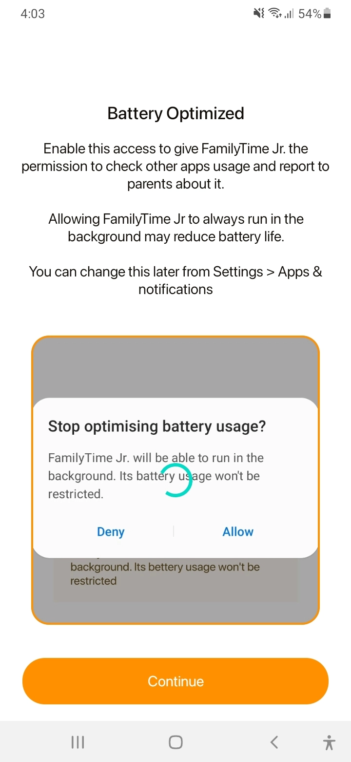 installation step