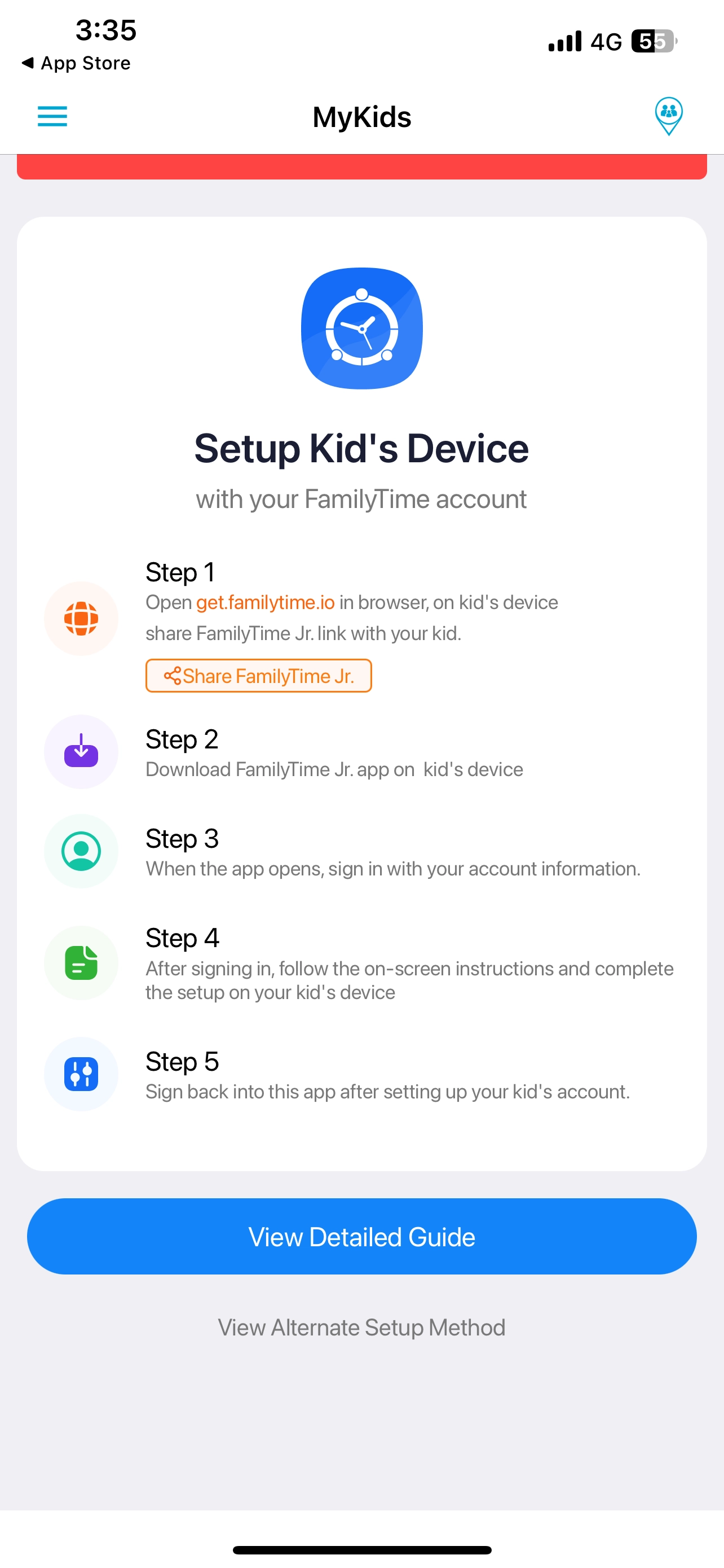 Installation step
