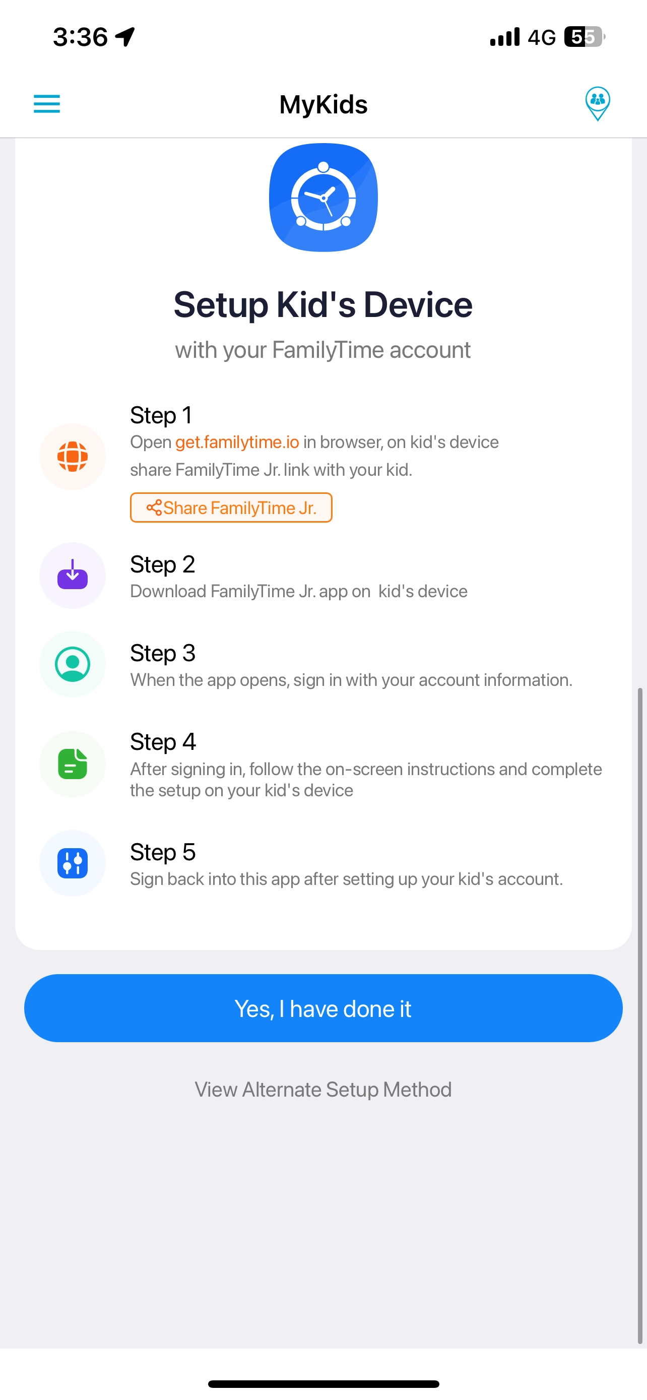 Installation step