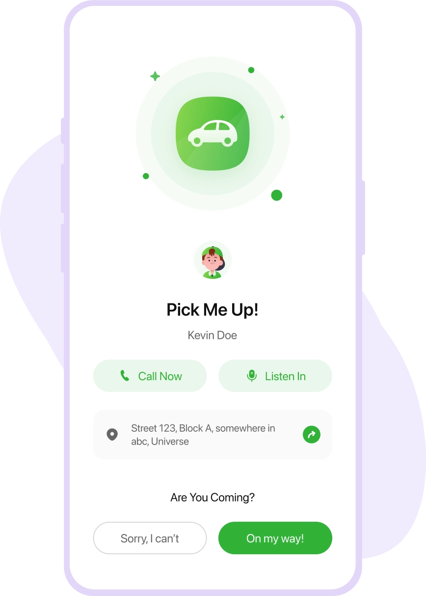 PickMeUp Alerts
