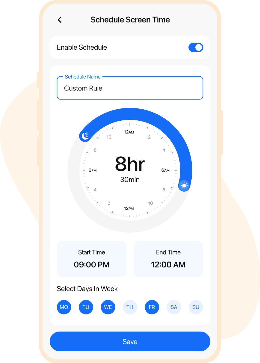 Create Custom Schedule